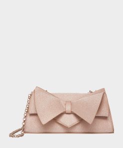 ANGULAR BOW CONVERTIBLE BAG CHAMPAGNE | RE:LUV