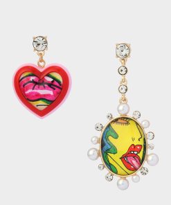 ART CAMPAIGN MISMATCH DROP EARRINGS