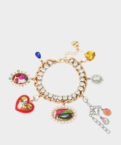 ART CAMPAIGN CHARM BRACELET MULTI