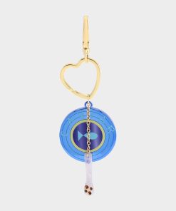 CAVIAR BAG CHARM BLUE