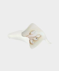 CALLA LILY BROOCH WHITE