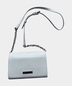 Betsey Johnson Xosybil Crossbody Skull Stud Bag Chalk | RE:LUV