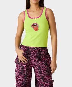 BETSEY ICON TANK TOP GREEN
