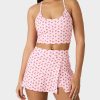 CHERRY GINGHAM RACERBACK TOP PINK MULTI