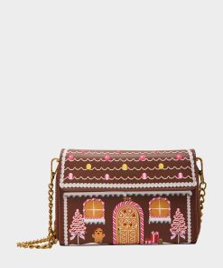 BAKING SPIRITS BRIGHT WALLET ON CHAIN BROWN