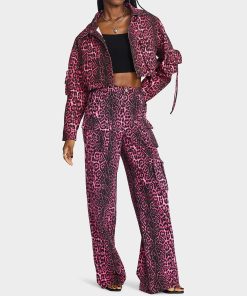 AMI CARGO PANTS PINK