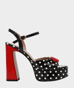 ALLYSON WHITE BLACK POLKA DOT