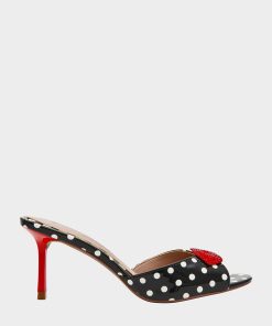 CASIDY WHITE BLACK POLKA DOT